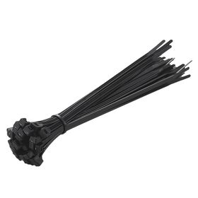 Amarra negro 4.8x200 mm 100 unidades