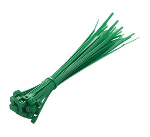 Amarra verde 4.8x200 mm 100 unidades