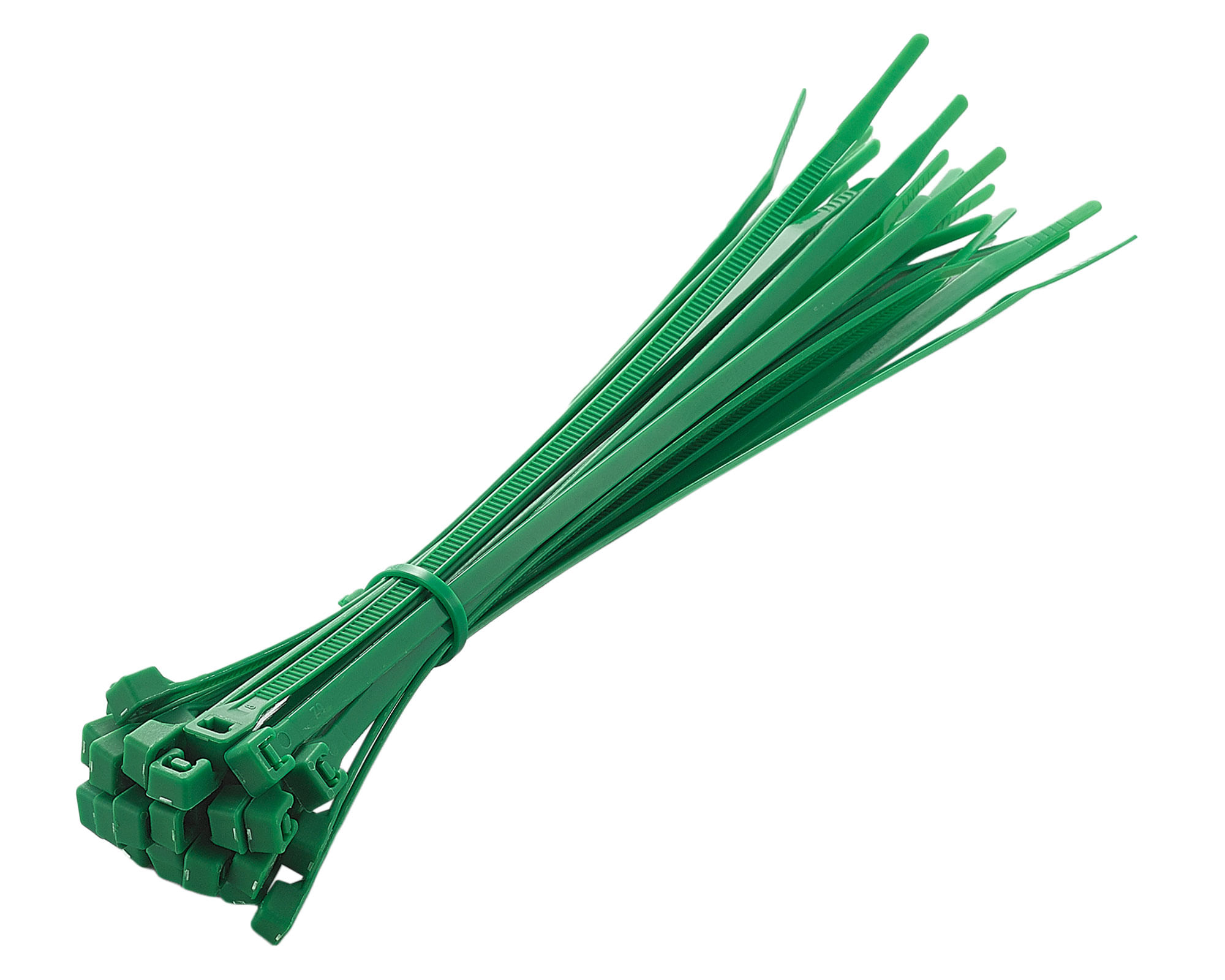 Amarra verde 4.8x200 mm 100 unidades