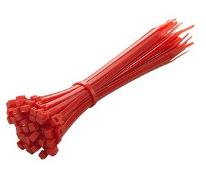 Amarra rojo 4.8x200 mm 100 unidades