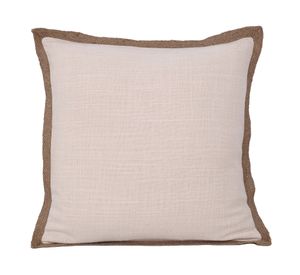 Cojín Nativa algodón/yute beige 45x45 cm