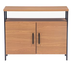 Arrimo rectangular Yulton canela/negro