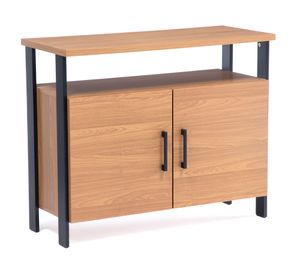 Arrimo rectangular Yulton canela/negro