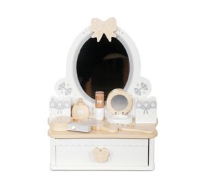 Tocador infantil de madera Josefina blanco