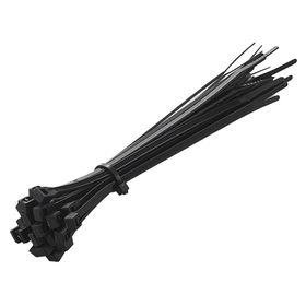 Amarra negro 3.6x250 mm 25 unidades