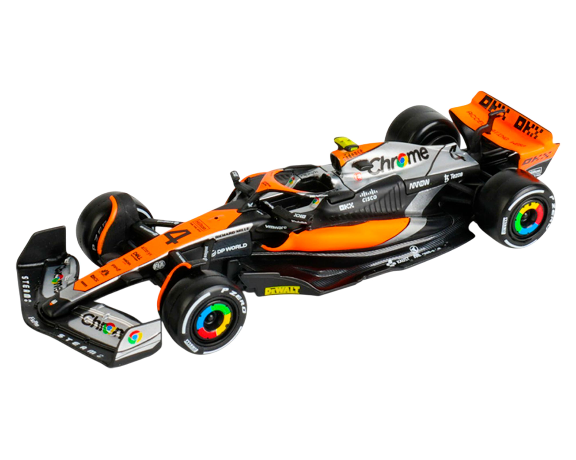 Burago Auto de colección MC Laren 4 naranjo