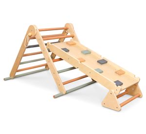 Set triángulo Pikler con rampa madera infantil Facundo multicolor
