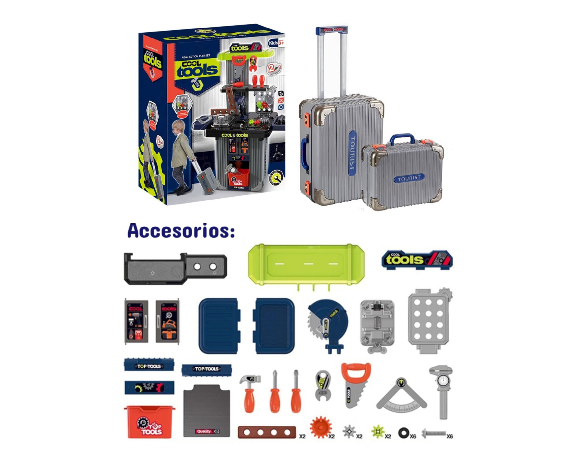 Juego maleta herramientas infantil | Easy.cl