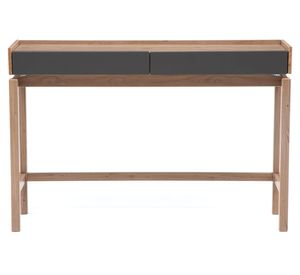 Arrimo rectangular Barcelona grafito/roble