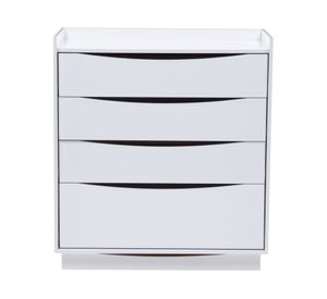 Cómodas Jericó blanco 4 cajones