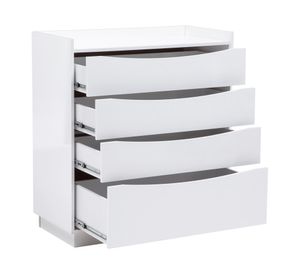 Cómodas Jericó blanco 4 cajones