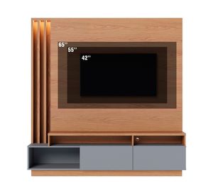 Home TV 65" Humaita café/gris