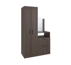 Clóset cómoda 3 puertas 1 cajón Praga milán 179x103x48.3 cm