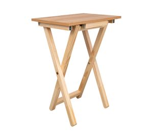 Mesa plegable Otis 65.7x47.9x35 cm fresno europeo