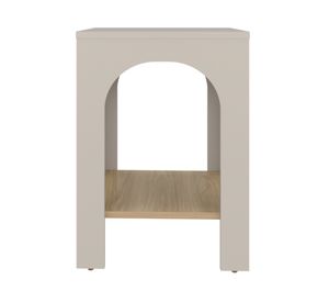 Mesa lateral Aira 52x37.5x37.5 cm capri/fresno europeo