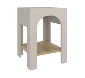 Mesa lateral Aira 52x37.5x37.5 cm capri/fresno europeo