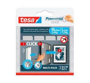 Pack tiras adhesivas 6x2 M 8x2 L