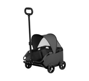 Carro paseo mascota Plegable negro