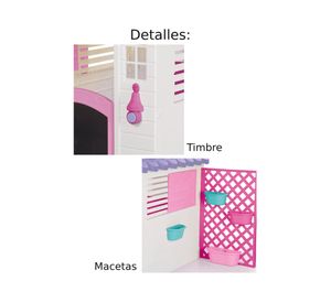 Casa juego Dulce hogar 127x140x107.5 cm