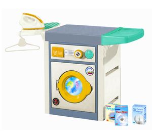 Lavadora con tabla planchar 58x69x39 cm