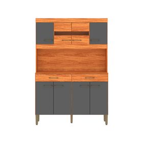 Kit cocina Laura 8 puertas 2 cajones gris