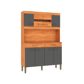 Kit cocina Laura 8 puertas 2 cajones gris