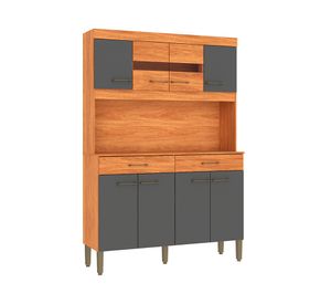 Kit cocina Laura 8 puertas 2 cajones gris