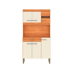 Kit cocina Carla 6 puertas 1 cajón beige
