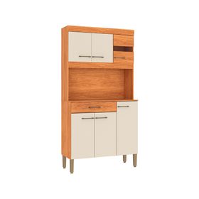 Kit cocina Carla 6 puertas 1 cajón beige