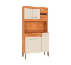 Kit cocina Carla 6 puertas 1 cajón beige