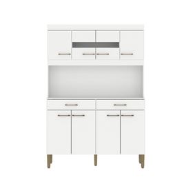 Kit cocina Laura 8 puertas 2 cajones blanco
