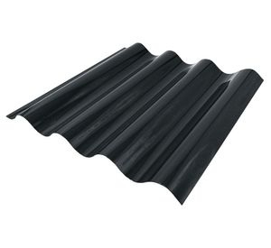 Polionda PVC no traslucido negro 0.7 mm 81x200 cm
