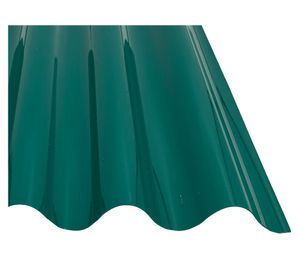 Polionda PVC no traslucido verde 0.7 mm 81x366 cm