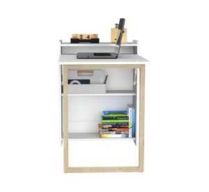 Escritorio Lesli blanco 85.6x101x63.6 cm