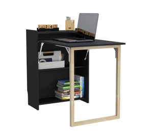 Escritorio Lesli wengue 85.6x101x63.6 cm