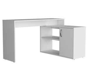 Escritorio en L Axis Eco blanco 71x125x90 cm