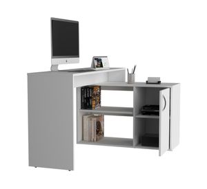 Escritorio en L Axis Eco blanco 71x125x90 cm