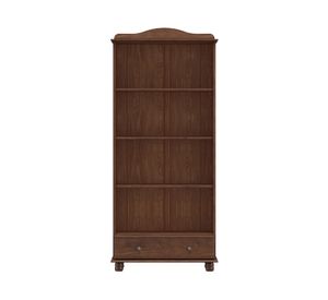 Vitrina Santa Fe caoba 193x85x35 cm