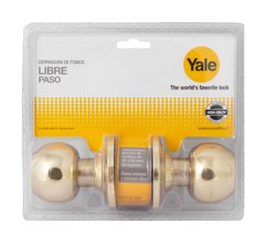 Cerradura cilíndrica libre paso bronce