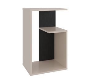 Mesa lateral Adel capri/wengue 63.4x39.8x30 cm