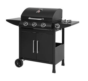 Parrilla a gas Rushford 3 quemadores + lateral