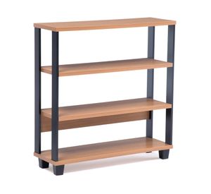 Arrimo Yulton 92x89.5 x29 cm canela/negro