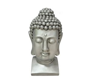 Figura decorativa Buda plata 60 cm