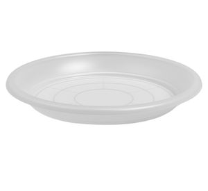 Plato maceta Capri transparente 15 cm