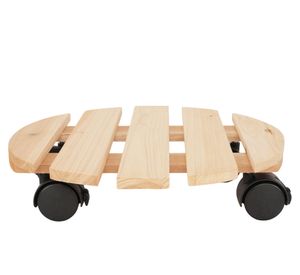 Portamacetas con ruedas redondo 35 cm