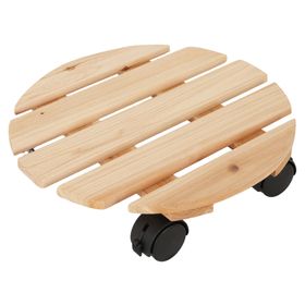 Portamacetas con ruedas redondo 35 cm