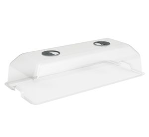 Tapa huerto Venecia transparente 19x80x35.5 cm