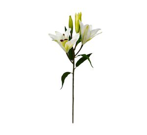 Lilium artificial 75 cm blanco