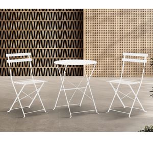 Set conversación Melody blanco 2 personas