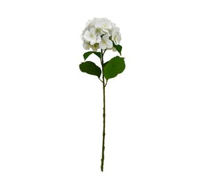 Hortensia artificial 79 cm blanco